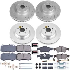 Front and Rear Z23 COATED BRAKE KIT for Mercedes-Benz E550 image 2
