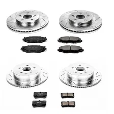 Front and Rear Z23 EVOLUTION BRAKE KIT for Lexus IS250 image 2