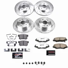 Front and Rear Z26 STREET BRAKE KIT for Honda CR-V image 2