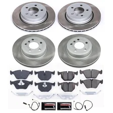 Front and Rear SEMI-COATED ROTOR KIT for BMW X3 image 1