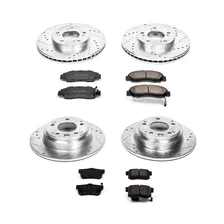 Front and Rear Z23 EVOLUTION BRAKE KIT for Acura Legend image 2