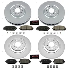 Front and Rear Z17 COATED BRAKE KIT for Jeep Cherokee image 2