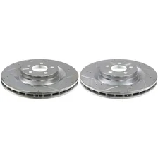 Front DRILLEDSLOTTED ROTOR PAIR image 2