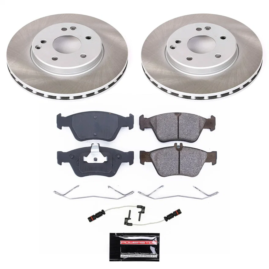 Front SEMI-COATED ROTOR KIT for Mercedes-Benz