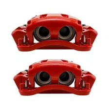 Front RED CALIPER PAIR W/BRKT for Ford image 2