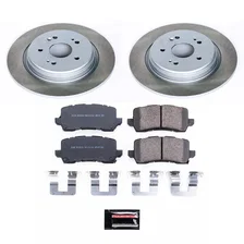 Rear SEMI-COATED ROTOR KIT for Acura TLX image 1