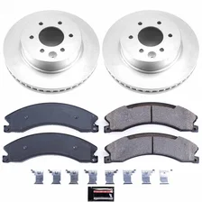 Front Z17 COATED BRAKE KIT for Nissan TITAN XD image 2