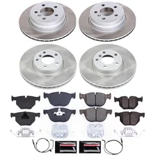 Front and Rear SEMI-COATED ROTOR KIT for BMW X5 image 1
