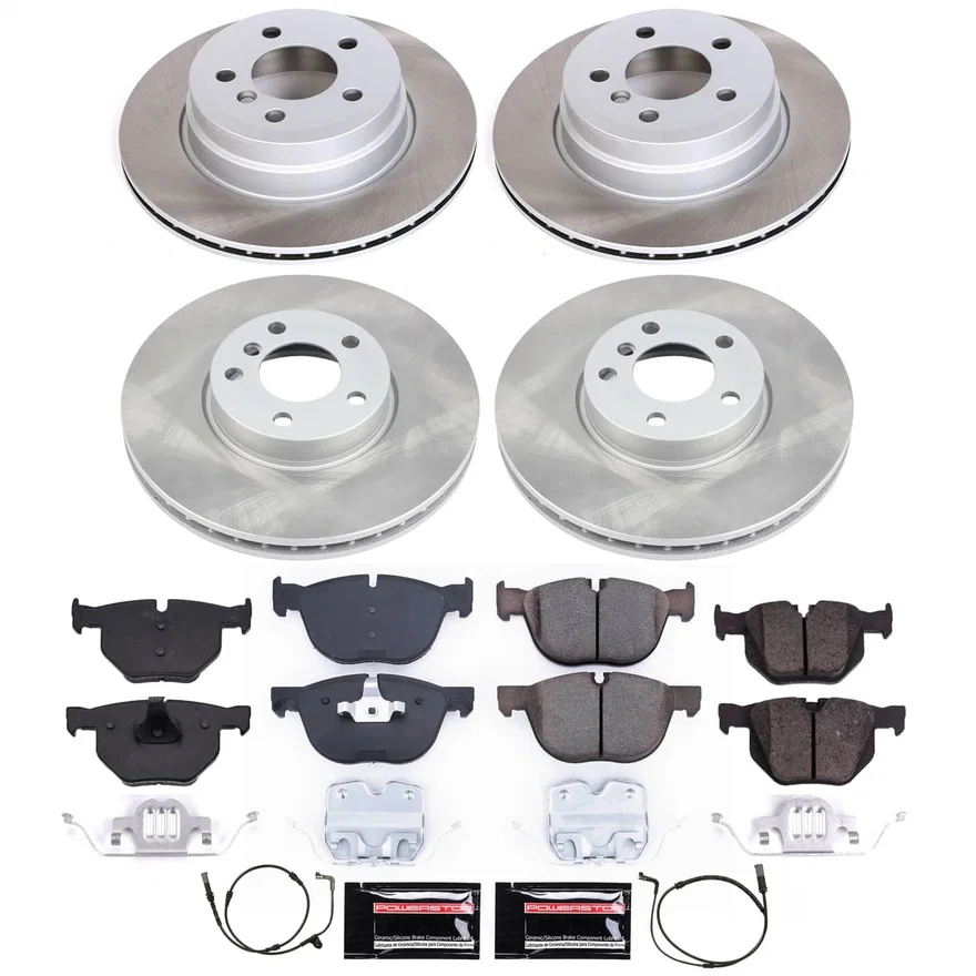 Front and Rear SEMI-COATED ROTOR KIT for BMW X5