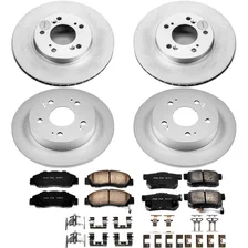 Front and Rear Z17 COATED BRAKE KIT for Honda Prelude image 2