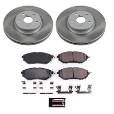 Front SEMI-COATED ROTOR KIT for Subaru image 1