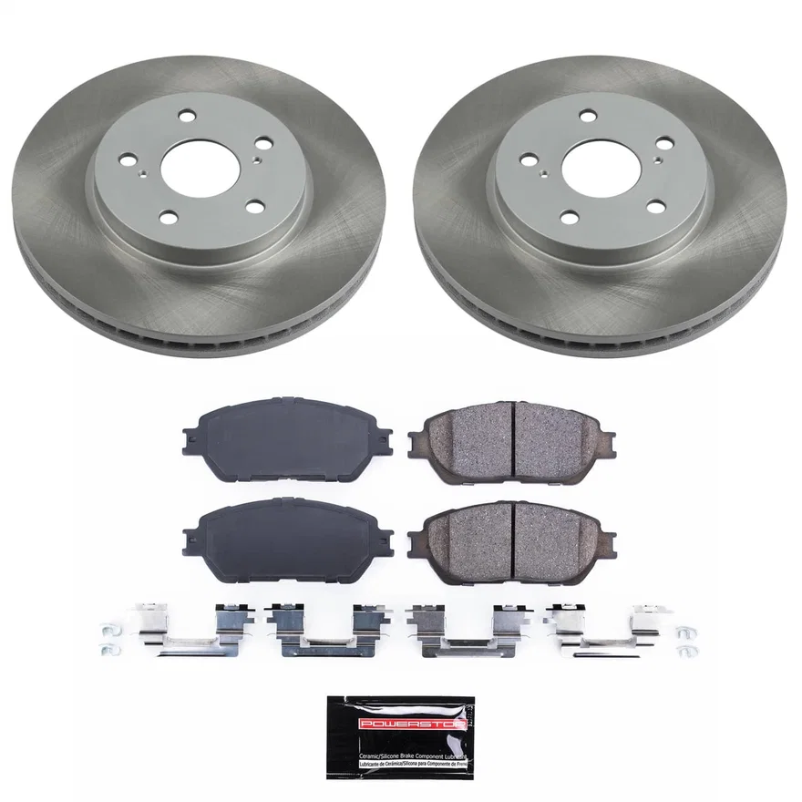 Front SEMI-COATED ROTOR KIT for Toyota Camry