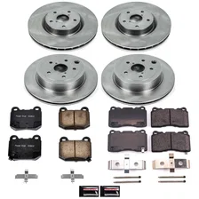 Front and Rear AUTOSPECIALTY BRAKE KIT for Subaru image 2