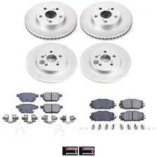 Front and Rear Z17 COATED BRAKE KIT for Lexus CT200h image 2