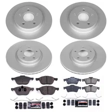 Front and Rear Z23 COATED BRAKE KIT for Volvo image 2