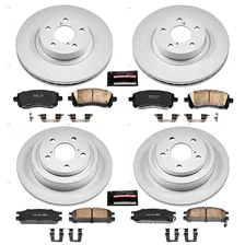 Front and Rear Z17 COATED BRAKE KIT for Subaru image 2