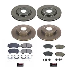 Front and Rear AUTOSPECIALTY BRAKE KIT for Nissan image 2