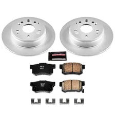Rear Z17 COATED BRAKE KIT for Acura TL image 2