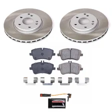 Front SEMI-COATED ROTOR KIT for Mercedes-Benz image 1