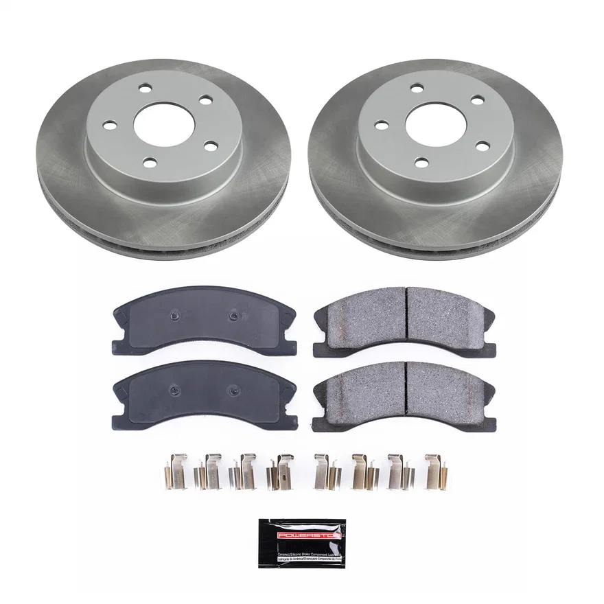 Front SEMI-COATED ROTOR KIT for Jeep Grand Cherokee