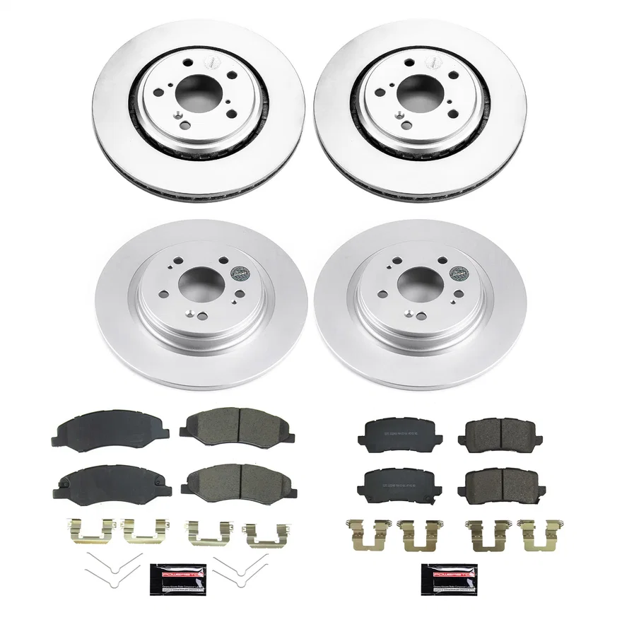Front and Rear Z17 COATED BRAKE KIT for Honda Odyssey