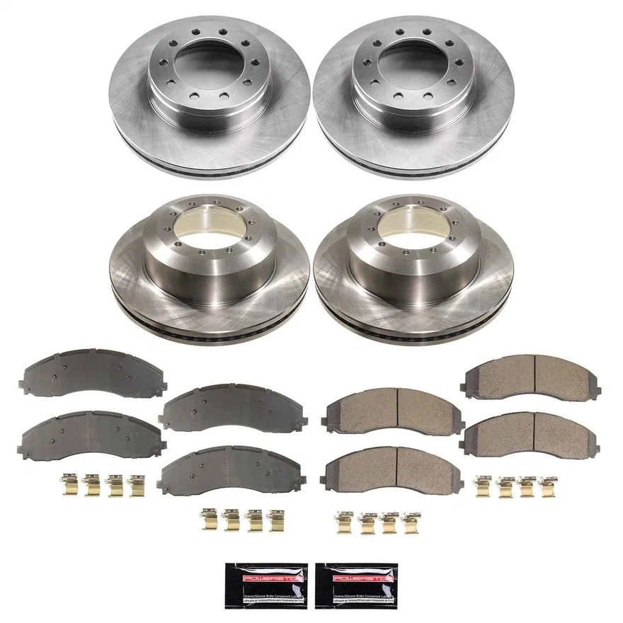 Front and Rear AUTOSPECIALTY BRAKE KIT for Ford
