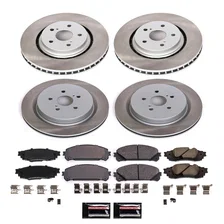Front and Rear SEMI-COATED ROTOR KIT for Lexus image 1
