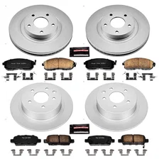 Front and Rear Z17 COATED BRAKE KIT for Nissan Altima image 2