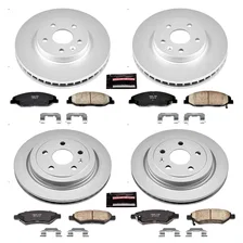 Front and Rear Z17 COATED BRAKE KIT for Cadillac CTS image 2