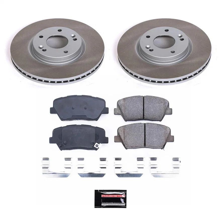 Front SEMI-COATED ROTOR KIT