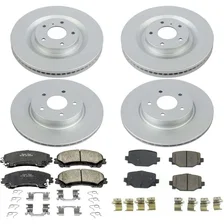 Front and Rear Z17 COATED BRAKE KIT for INFINITI image 2