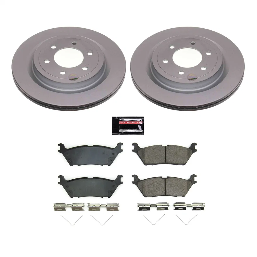 Rear Z17 COATED BRAKE KIT for Ford F-150