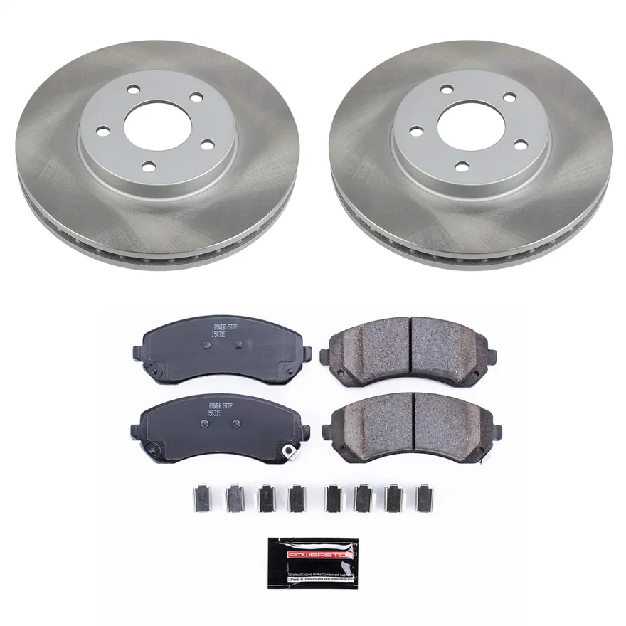 Front SEMI-COATED ROTOR KIT