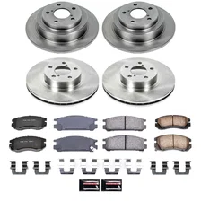 Front and Rear AUTOSPECIALTY BRAKE KIT for Subaru Legacy image 2