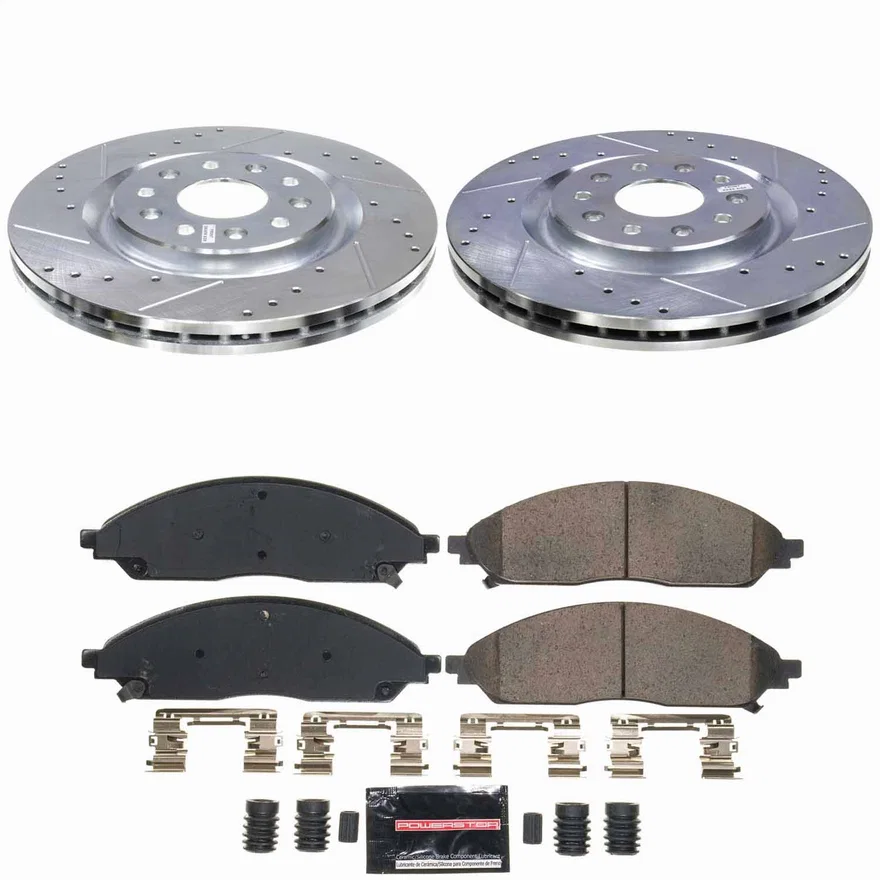 Front Z23 EVOLUTION BRAKE KIT for Chrysler Pacifica