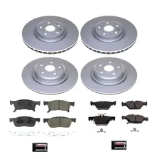 Front and Rear Z17 COATED BRAKE KIT for Subaru Ascent image 2