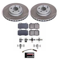 Front SEMI-COATED ROTOR KIT for Mercedes-Benz CLS550 image 1