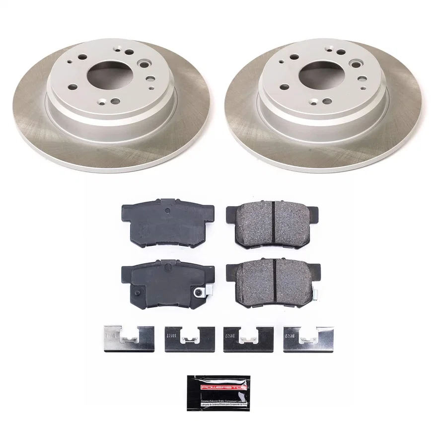 Rear SEMI-COATED ROTOR KIT