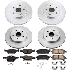 Front and Rear Z17 COATED BRAKE KIT for Subaru Legacy image 2