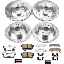 Front and Rear Z26 STREET BRAKE KIT for Acura TL image 2