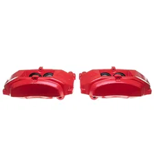 Front RED CALIPER PAIR W/O BRKT for Lexus image 2