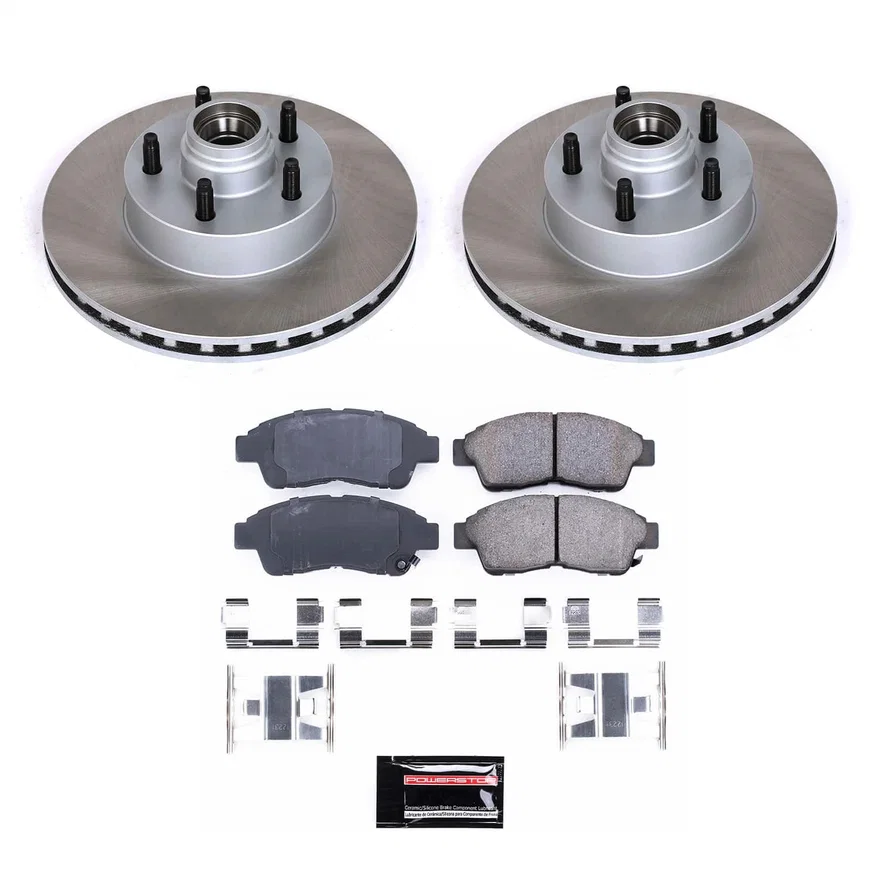 Front SEMI-COATED ROTOR KIT