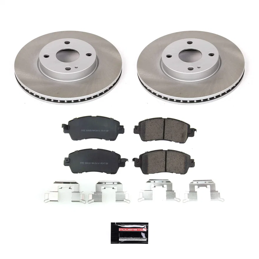 Front SEMI-COATED ROTOR KIT