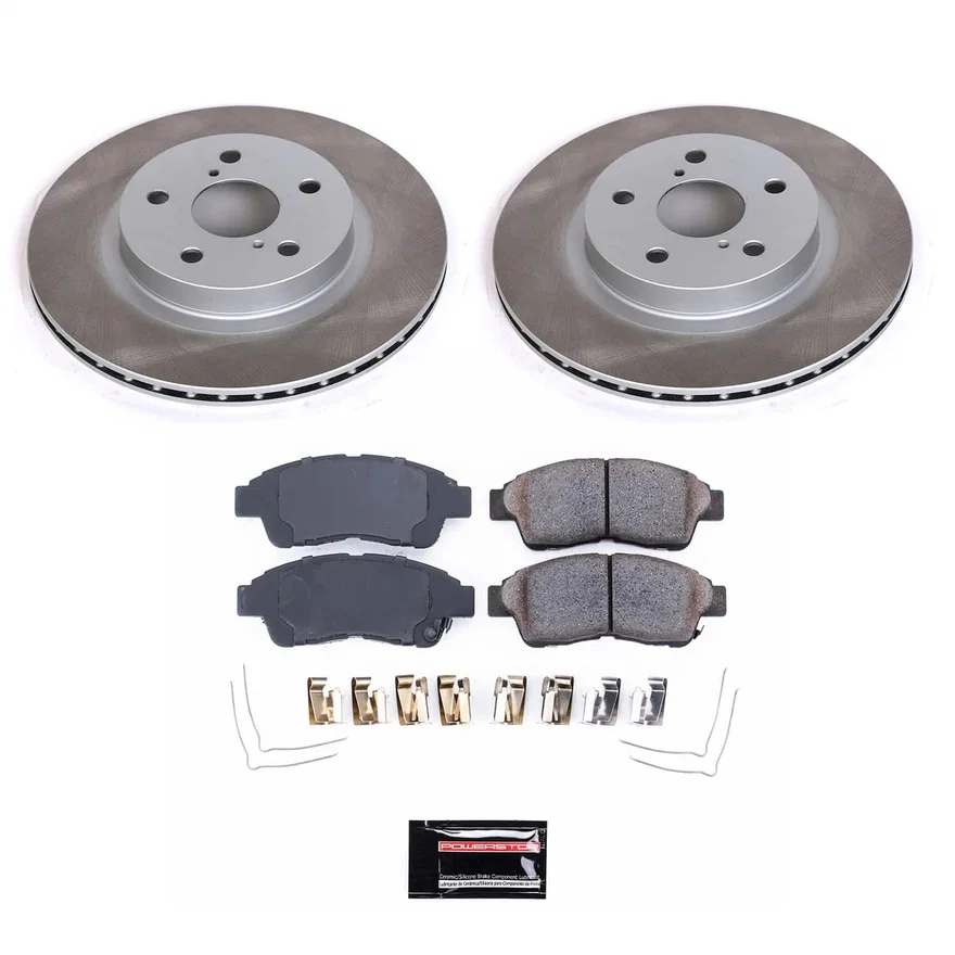 Front SEMI-COATED ROTOR KIT for Toyota RAV4