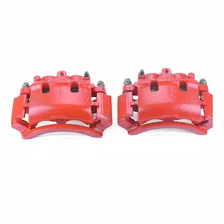 Rear RED CALIPER PAIR W/BRKT for Ford image 2