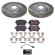 Rear SEMI-COATED ROTOR KIT for Audi image 1