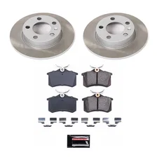 Rear SEMI-COATED ROTOR KIT for Volkswagen image 1