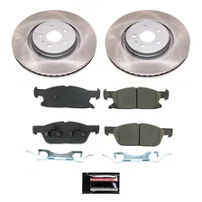 Front SEMI-COATED ROTOR KIT image 1