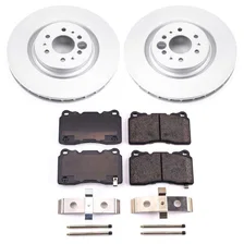 Front Z17 COATED BRAKE KIT for Cadillac image 2