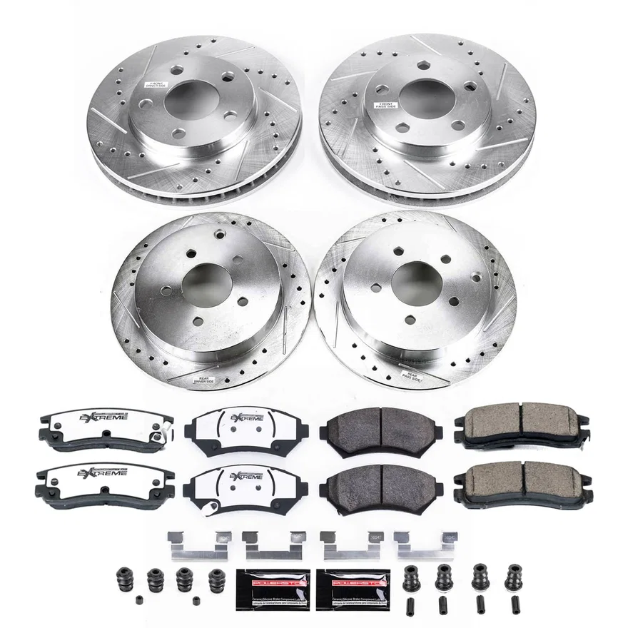 Front and Rear Z26 STREET BRAKE KIT for Oldsmobile Silhouette